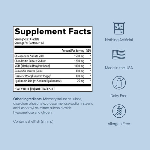 Zenwise Health Joint Support Supplement with 180 Count (Pack of 1)
