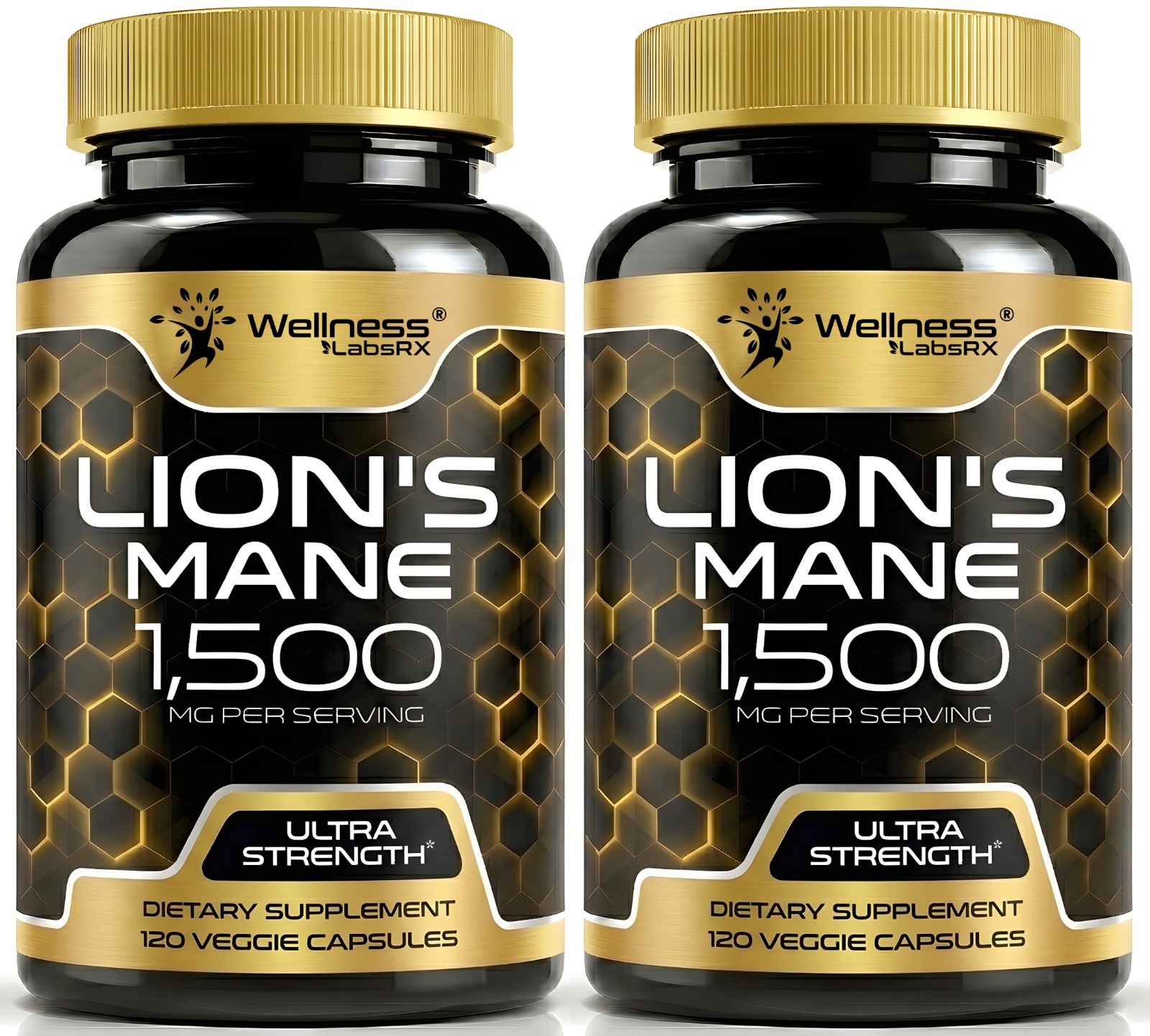 Lion’s Mane Mushroom Capsules 120ct | Focus, Memory & Immune Support | Organic