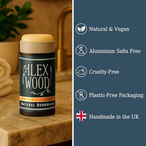The Ilex Wood – Spiced Patchouli Woody Natural Deodorant – 2.4 fl oz….