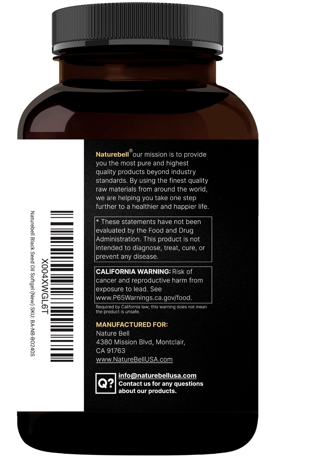 Black Seed Oil 3000mg Softgels – 240 Count, 2-in-1 with Oregano Oil, Non-GMO