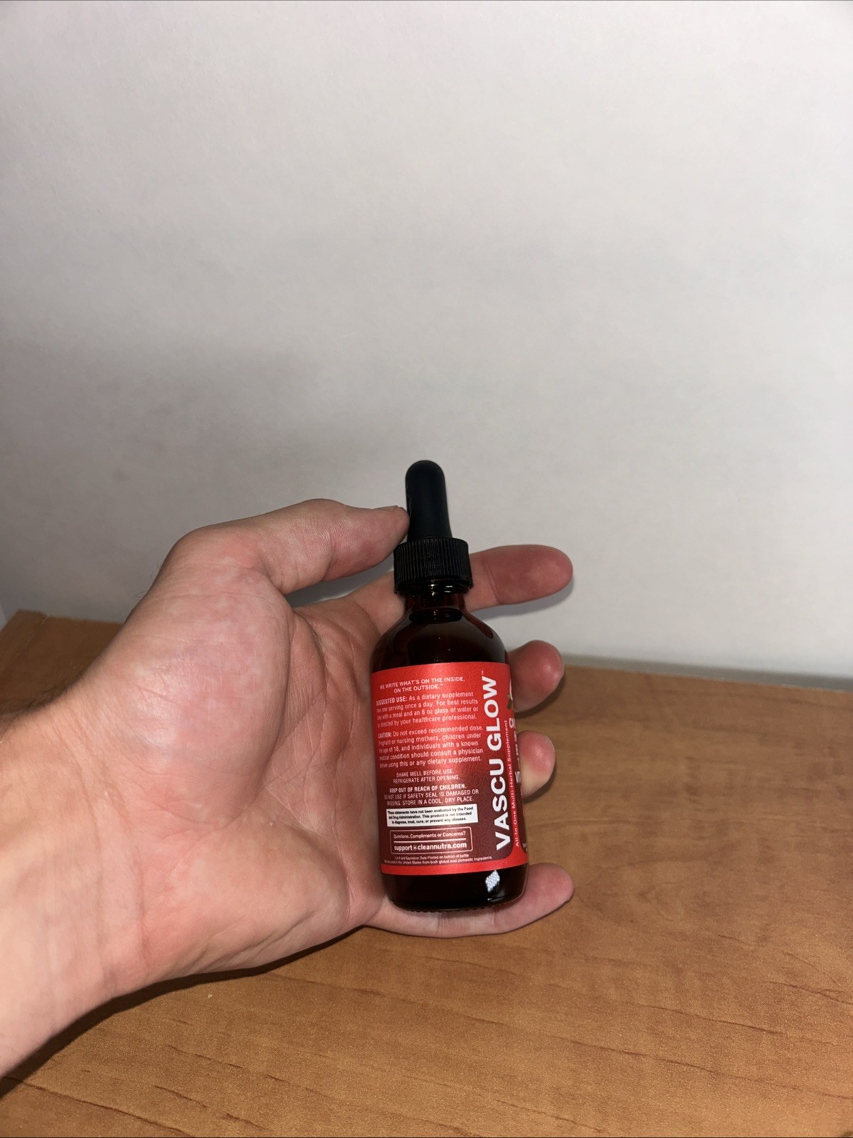 Clean Nutra Vascu Flow Cayenne Pepper Liquid Drops Hawthorn Root Vitamin