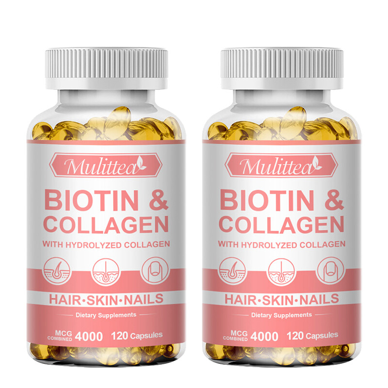 Collagen Vitamin Capsules-Skin,Hair,Nail Health Premium Collagen Supplement 120P