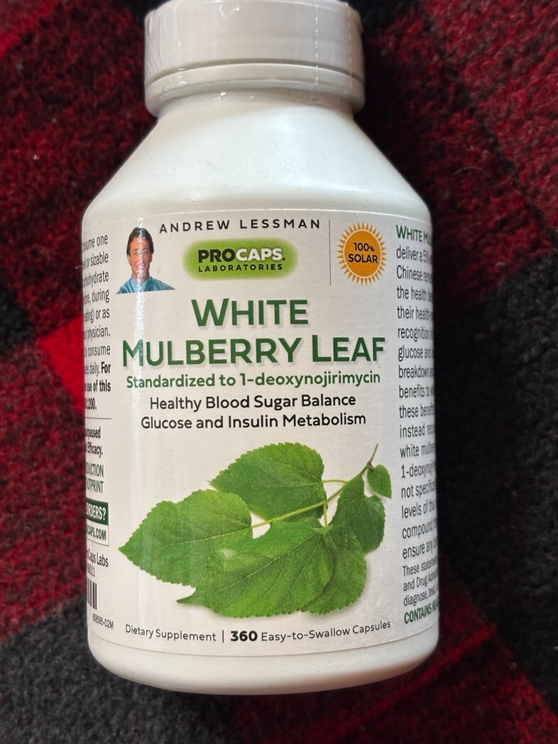 Andrew Lessman White Mulberry Leaf 360 Capsules Exp. 11/30/2025