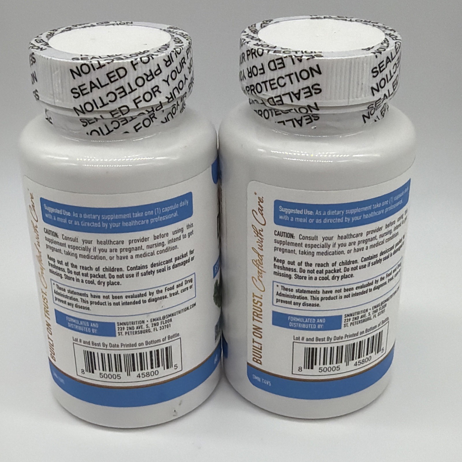 (2) SM Nutrition DIM 200mg w/BioPerine 60 capsules/ea NEW Exp 10/2026