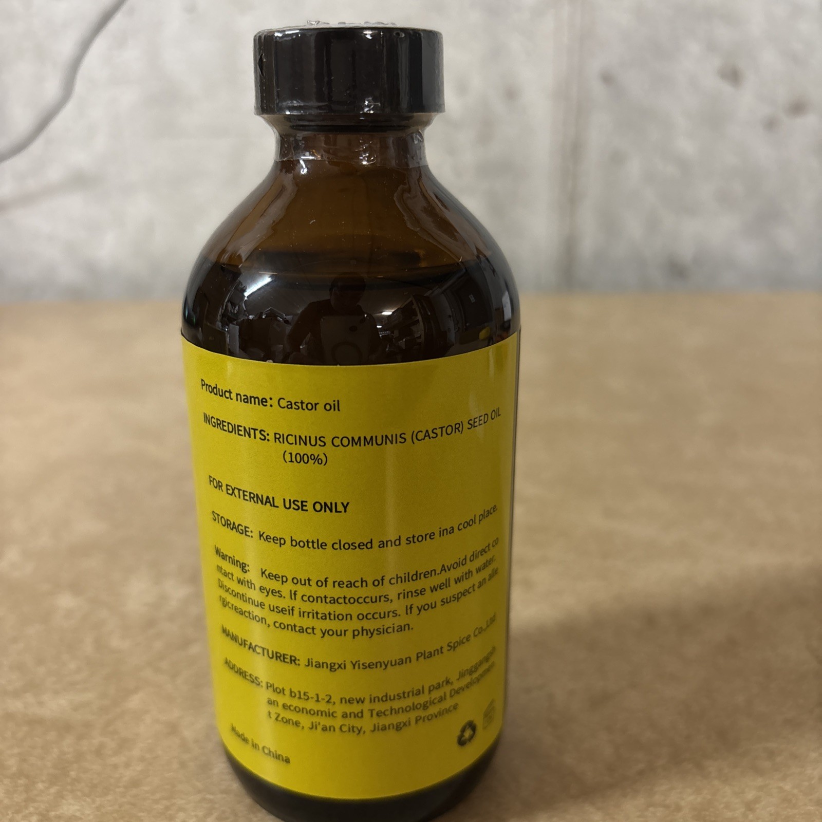 ReTide 100% Pure & Natural Cold Pressed Organic Castor Oil 8oz