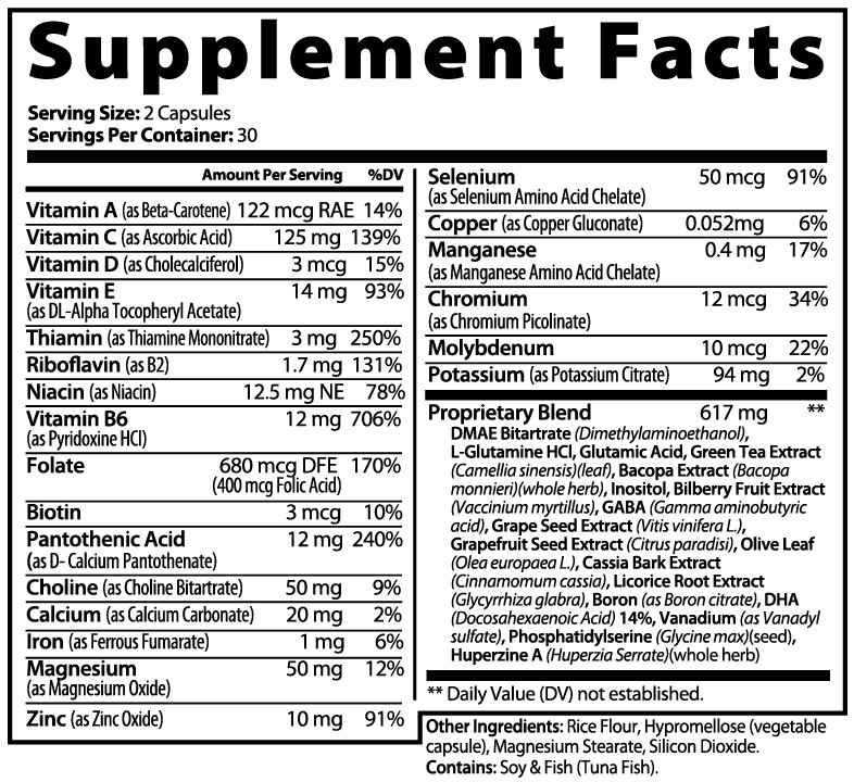 Brain Absolute Focus Supplement – #1 Nootropic For Focus, Energy, Memory+