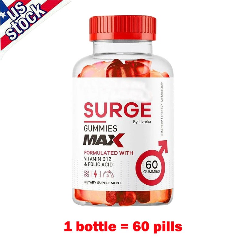 Vital Surge Male Gummies Maximum Strength Vital Surge Improved Formula 60-300PCS
