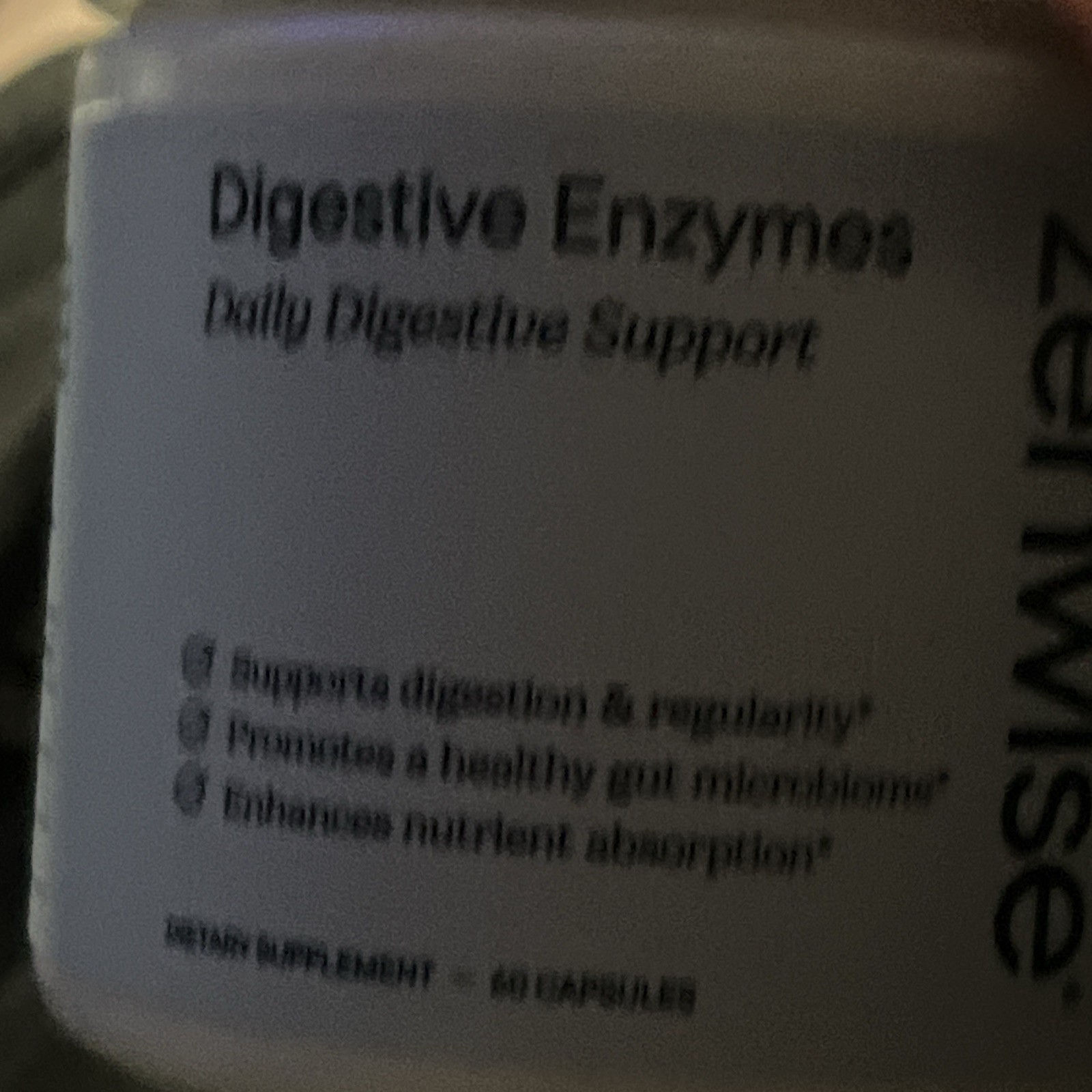 Zenwise Digestive Enzymes 60 Capsules Daily Support Bloating Gut Health New
