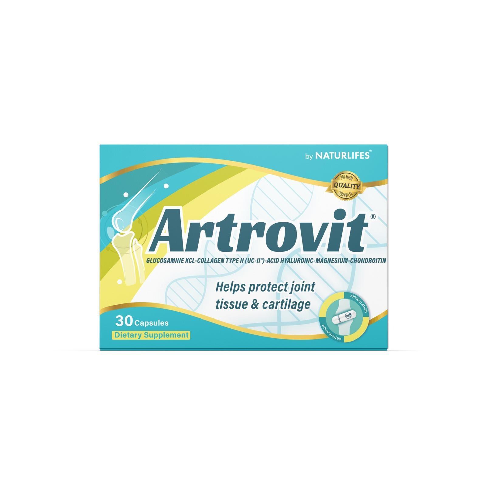 ARTROVIT x 30 caps.- HEALTHY JOINTS-Highest Potency 95%