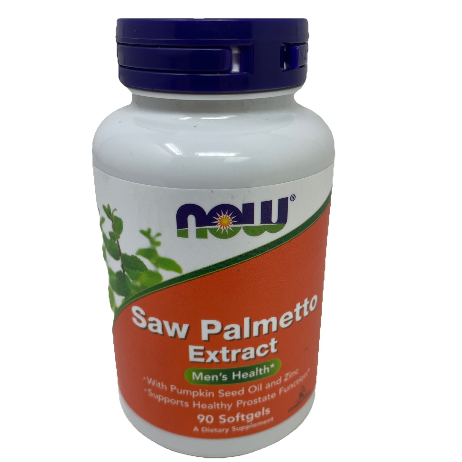 NOW Saw Palmetto Extract (320mg) 90 Veggie Softgels Best By 06/2026 best price