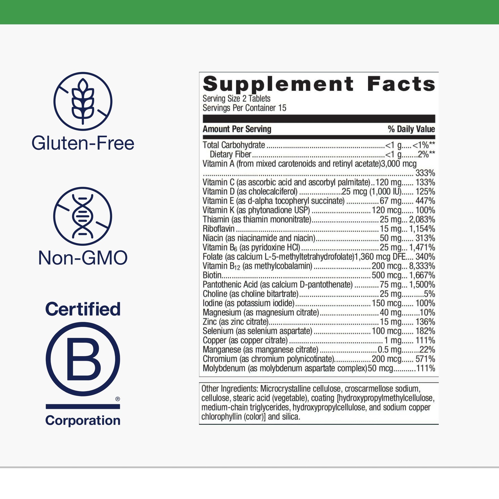 Metagenics PhytoMulti Multivitamin Without Iron-Daily 30 Count (Pack of 1)
