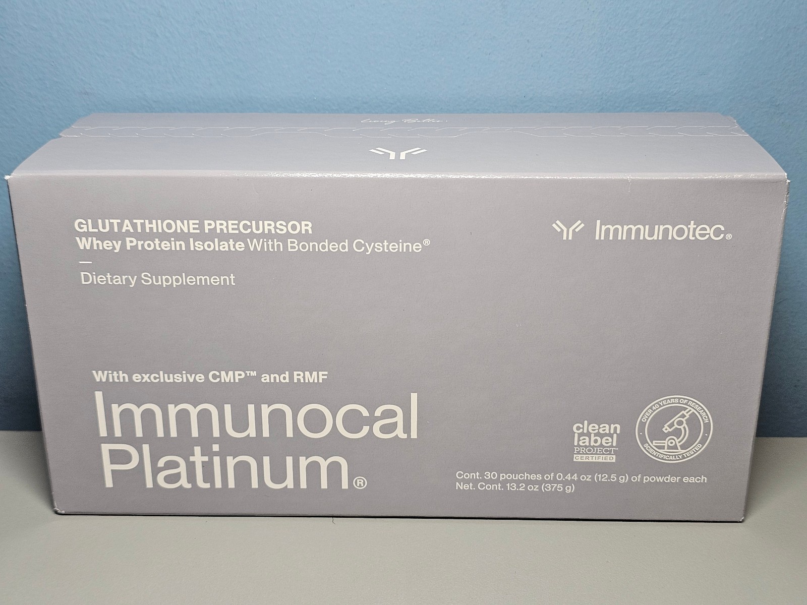 Immunotec Immunocal Platinum Supplement- 30 pouches – Exp 12/2028 – New! Sealed!