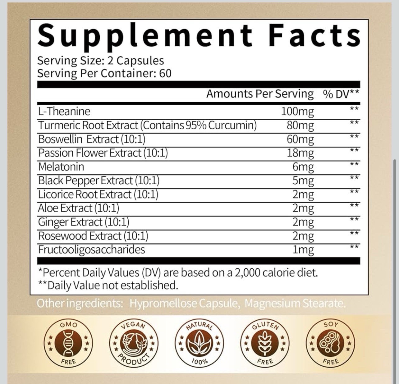 GPGP Green People Men’s &women 50+ Melatonin 120 Capsules New