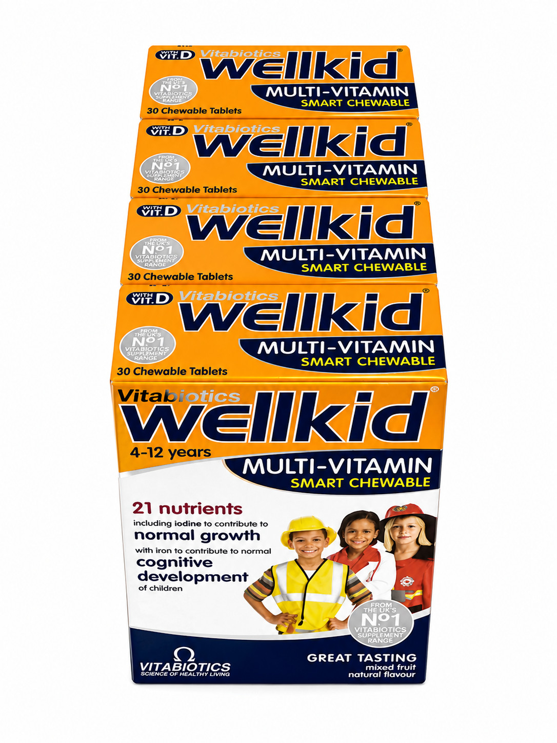 Vitabiotics Wellkid Multi-vitamins – 30 Chewable Tablets