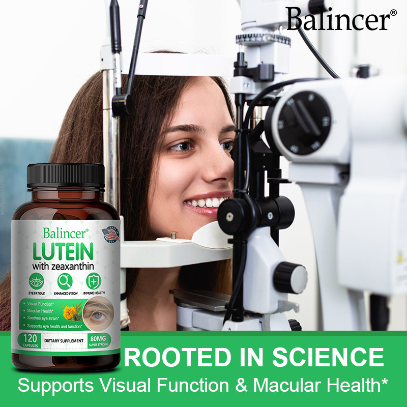 Lutein With Zeaxanthin – Reliev Eye Fatigue, Healthy Macula 30/60/120 Capsules
