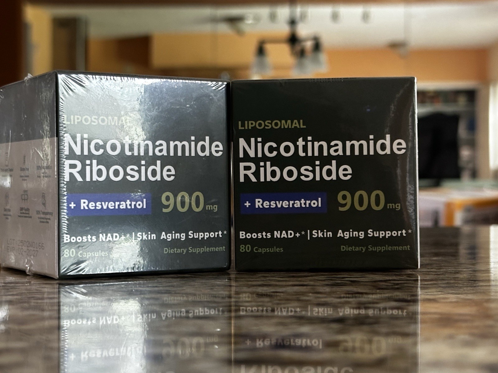 NAD+ Nicotinamide Riboside 900mg w/ Resveratrol Anti Aging Energy Supplement