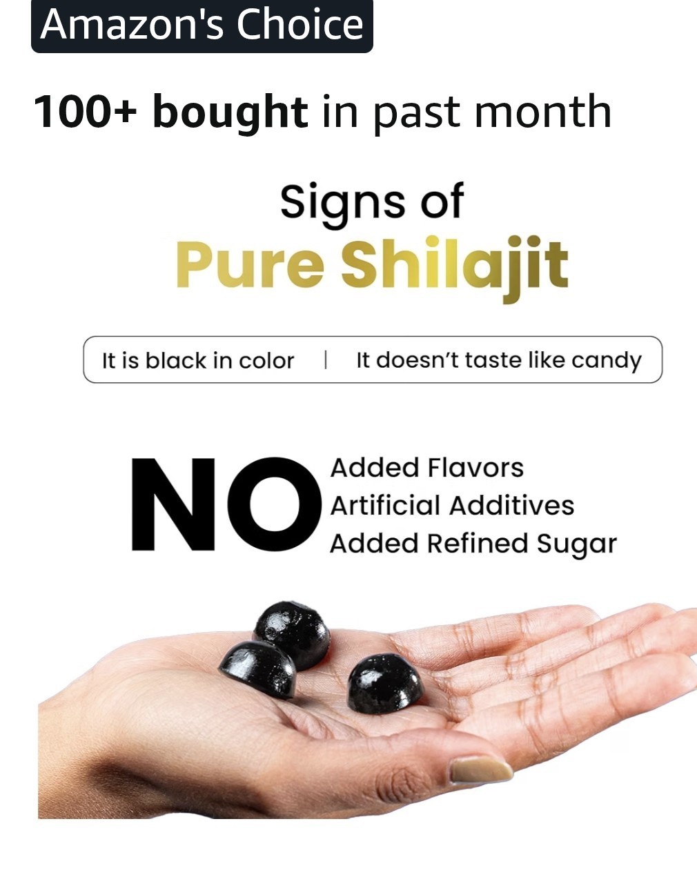 BetterAlt Gold+ Shilajit Ashwagandha Safed Musli Gummies Tamarind 60ct