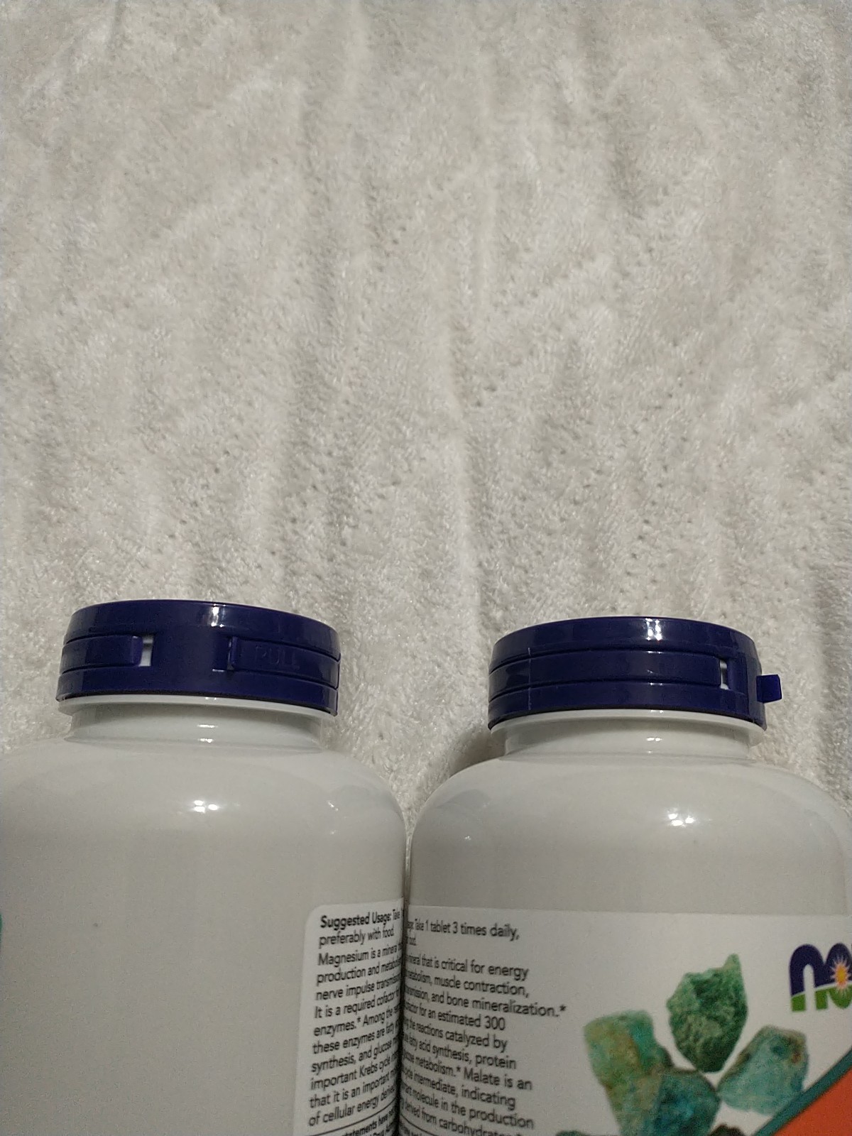 2 NOW FOODS Magnesium Malate 1000 mg 180 Tablets Each Bottle exp 08/2029