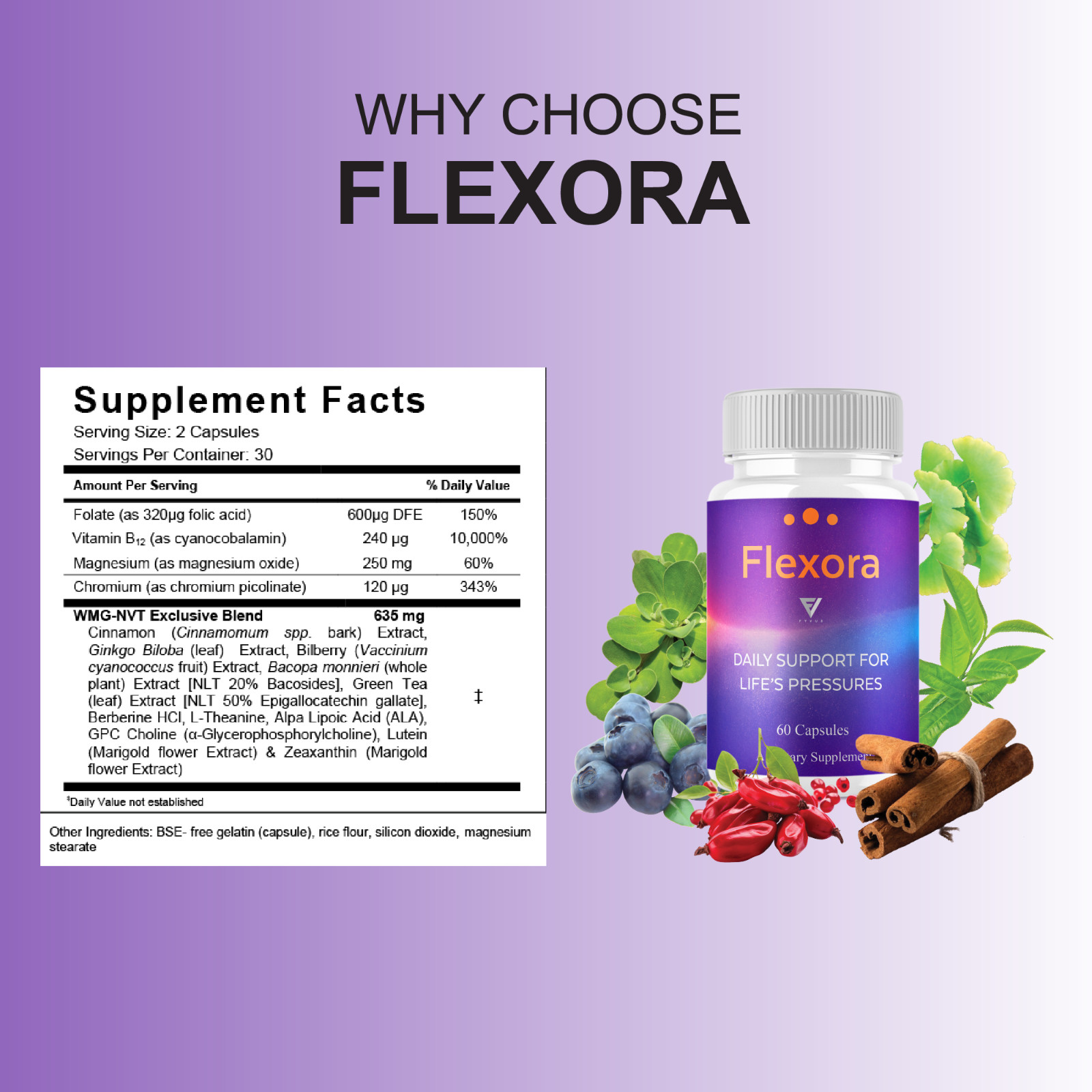 (2 Pack) Flexora Joint Health Support, Flex Ora Supplement (120 Capsules)