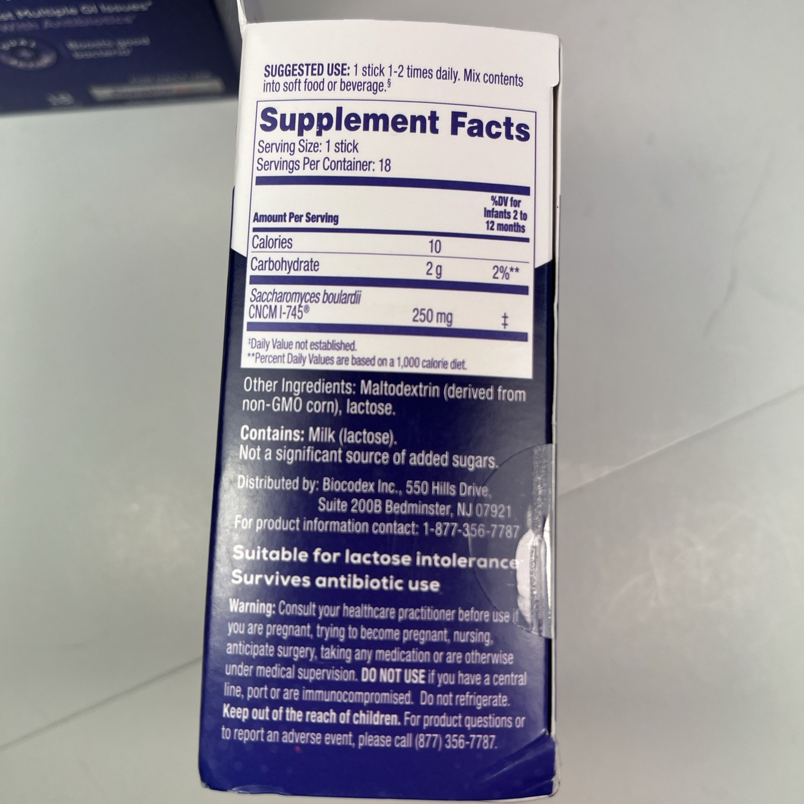 Florastor Baby Dual Action Probiotic Supplement Digestive Immune Health 3 Boxes
