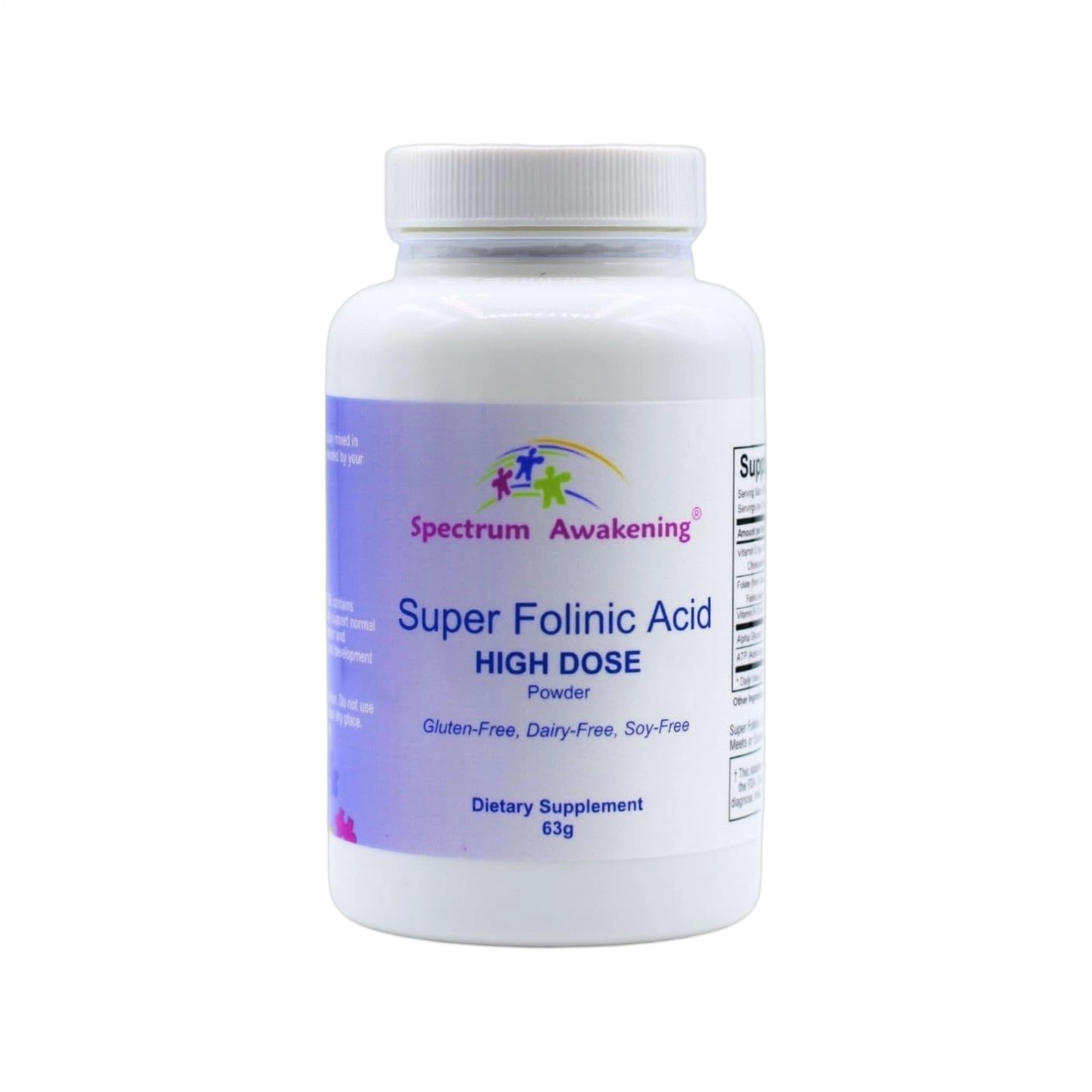 Awakening Spectrum Super Folinic Acid High Dose Dietary Supplement Powder