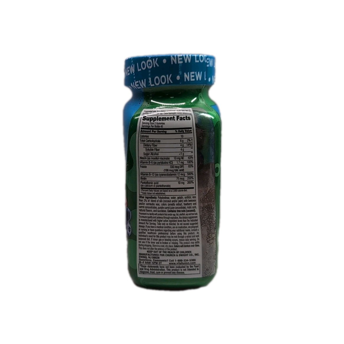 Vitafusion Fiber Well Fit Sugar Free Digestive Health 90 Gummies Exp: 01/2026