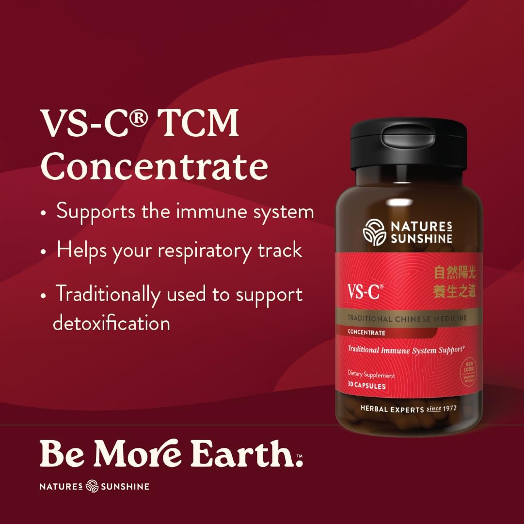 Nature’s Sunshine VS-C TCM Concentrate Dietary 30 Count (Pack of 1)