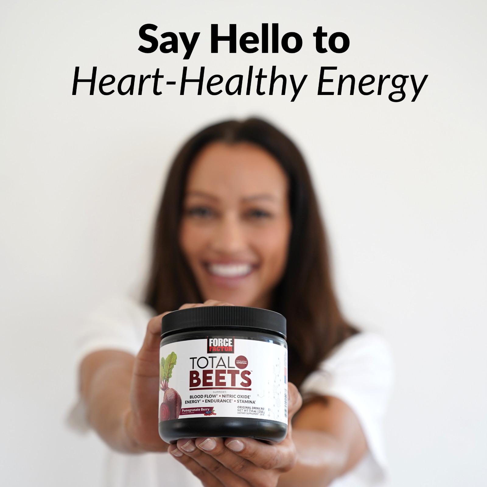 Force Factor Total Beets Circulation Superfood Beet Root Powder Nitric Oxide