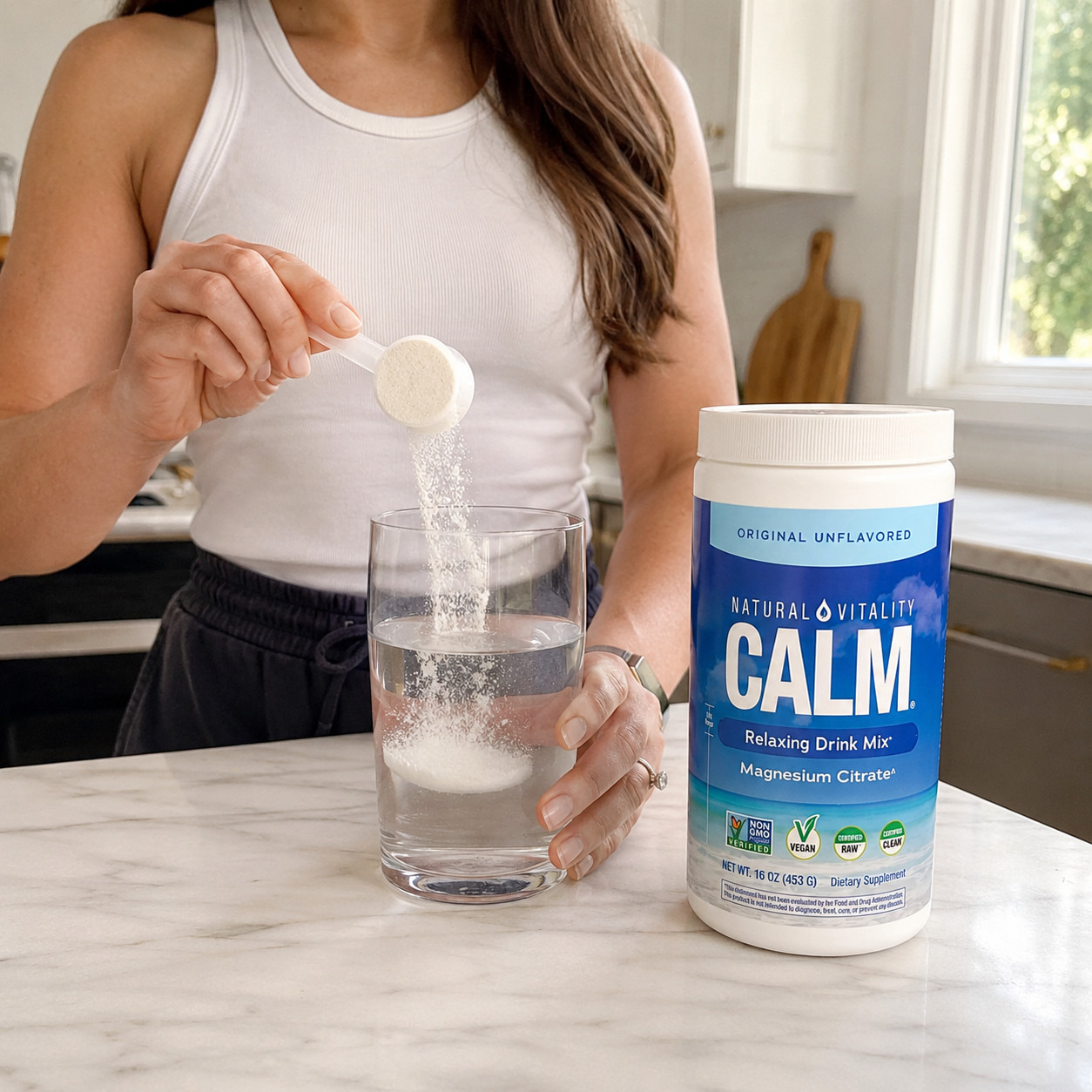 Natural Vitality CALM Magnesium Unflavored 16 oz NEW