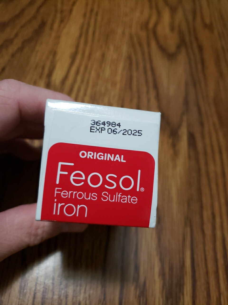 Feosol Ferrous Sulfate Iron Original Tablet – 120 Count Exp 06/2025 – New