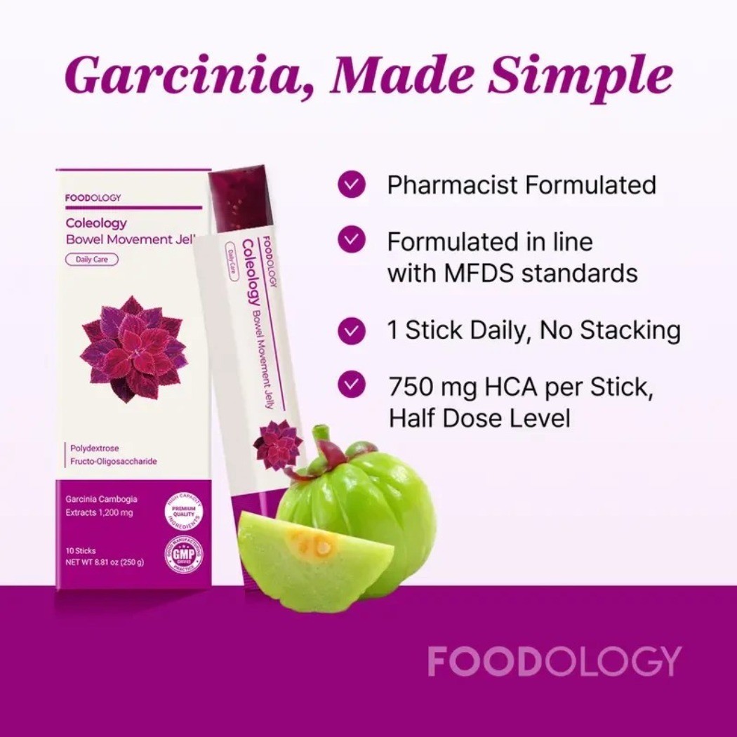 FOODOLOGY Coleology Bowel Movement Jelly Sticks, Gut Bloating Reli.Grape Flavor,