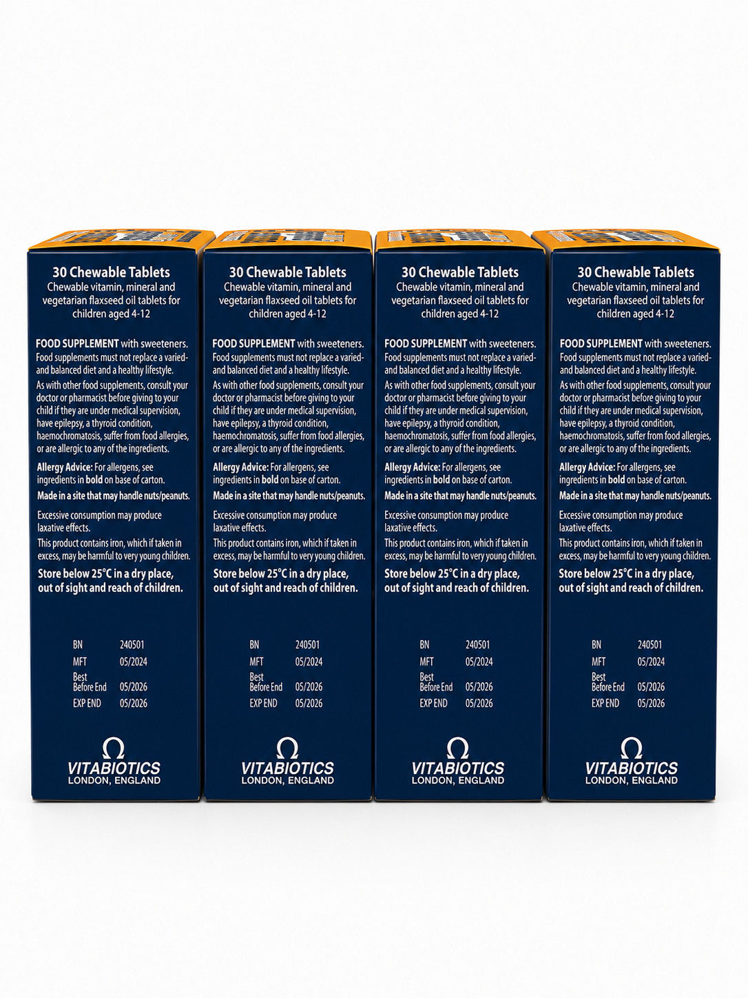 Vitabiotics Wellkid Multi-vitamins – 30 Chewable Tablets