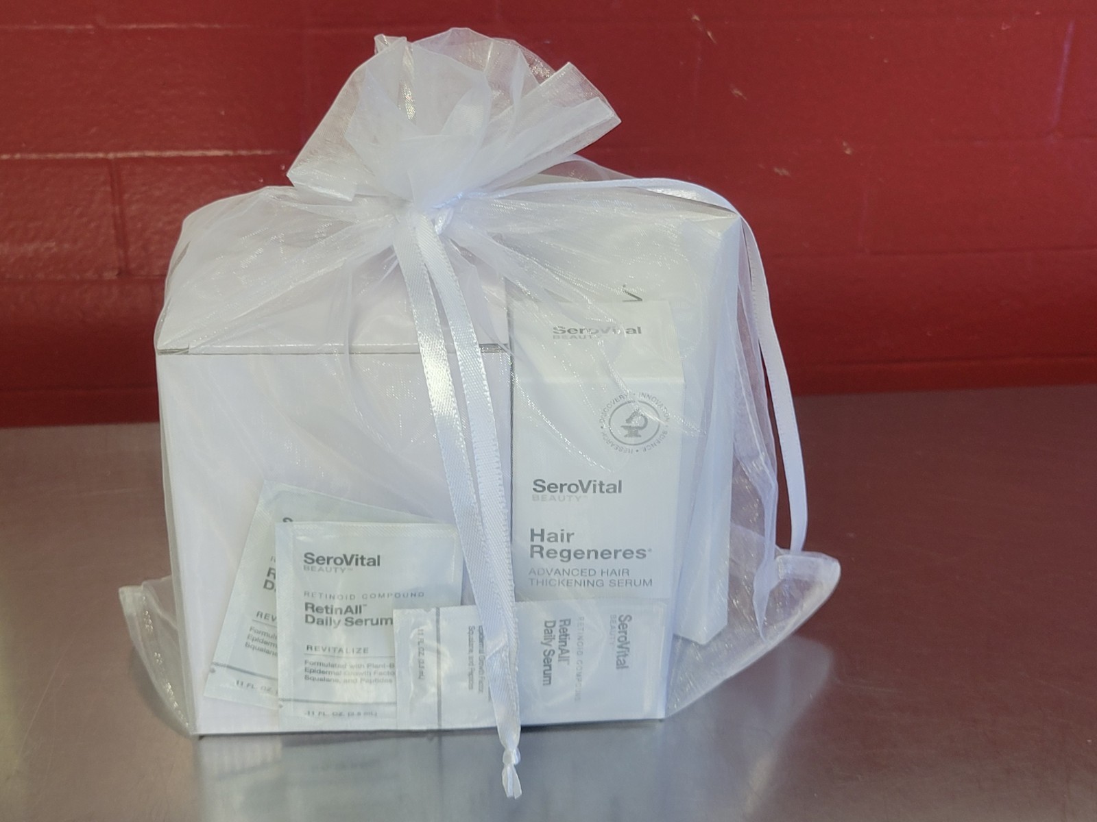 SeroVital Beauty ~ Hair Regeneres ~ Trial Gift Bag ~ Tumbler ~ Trial Size ~ NEW!
