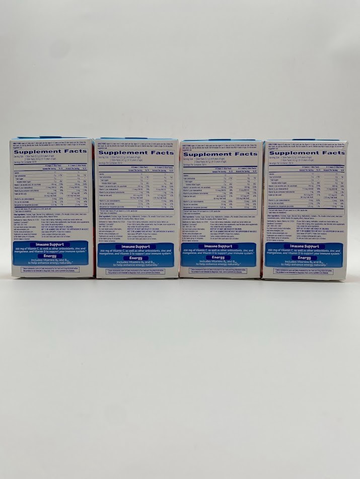 Emergen C Kidz Immune Crystals Tropical Punch 61g Lot Of 4 Exp 05/2026