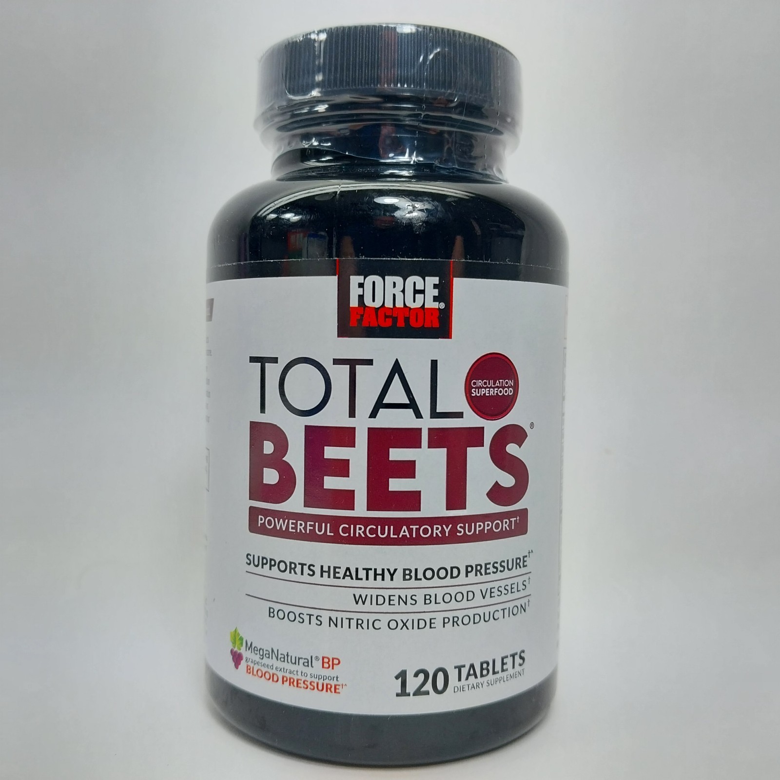 Total Beets Circulation Superfood Beet Root with Blood Pressure Support 120ct