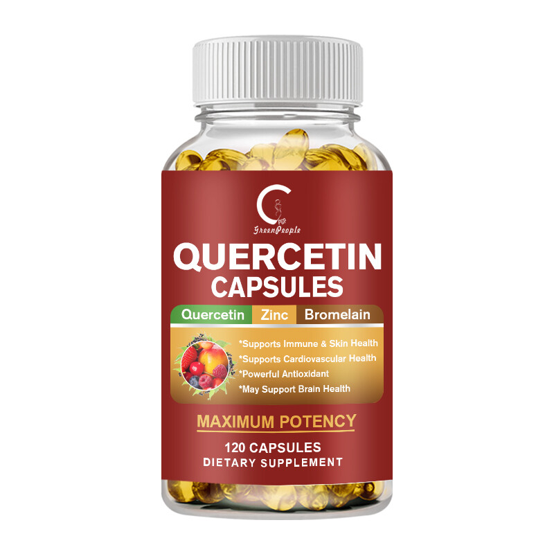 Quercetin with Bromelain & Zinc – Natural Immune Support Supplement 600MG 120pcs