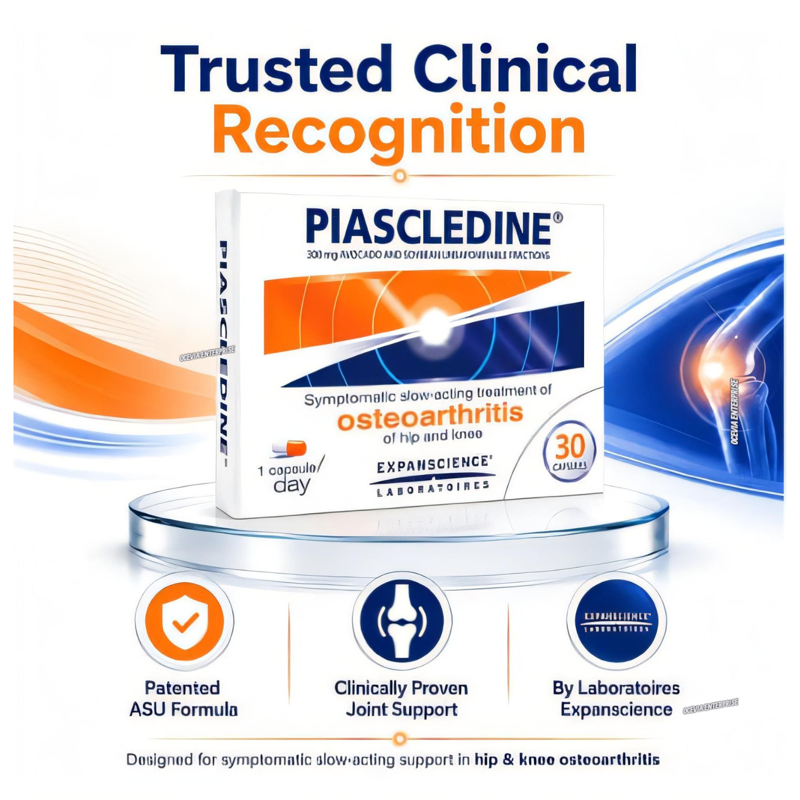 2 New Box PIASCLEDINE 300mg Anti-rheumatic Osteoarthritis Joint-Pains 30 Count