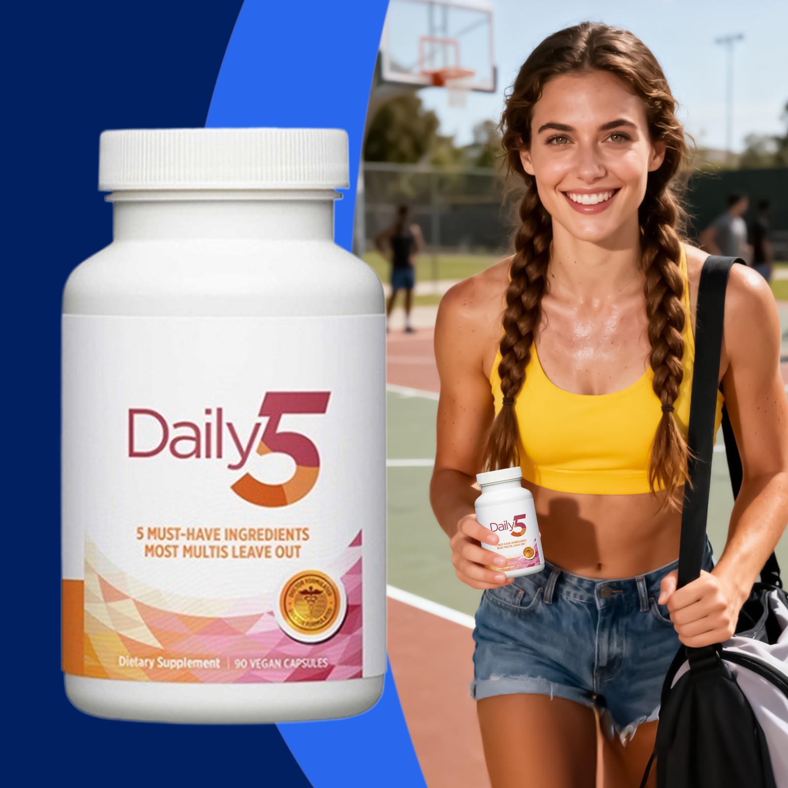 Multivitami Daily5 90 Vegan Capsules-