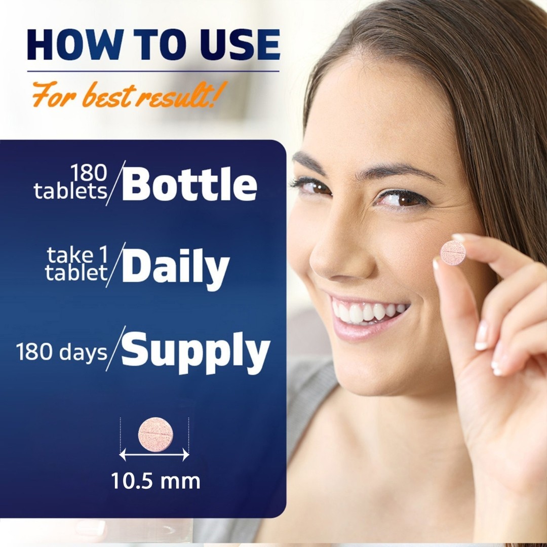 Vitamatic Folic Acid B12 B6 180 Fast Dissolve Tablets