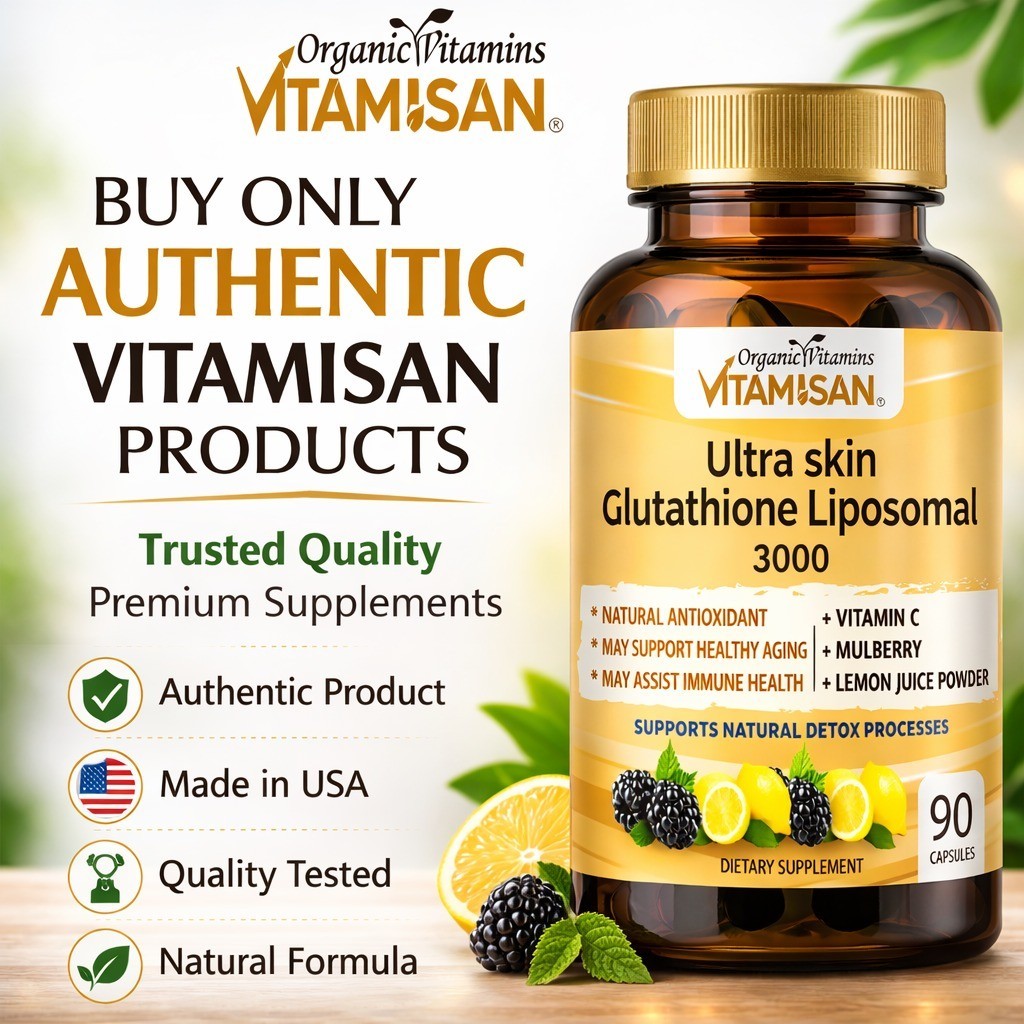 2 Pack Liposomal Glutathione 3000mg + Vitamin C Antioxidant Skin 180 Caps