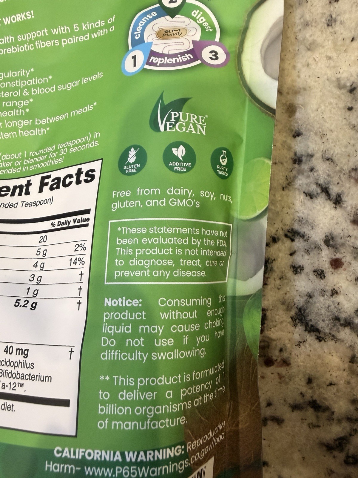 Nbpure & Supergut Daily Prebiotic Fiber Powder Digestion And Appetite Support