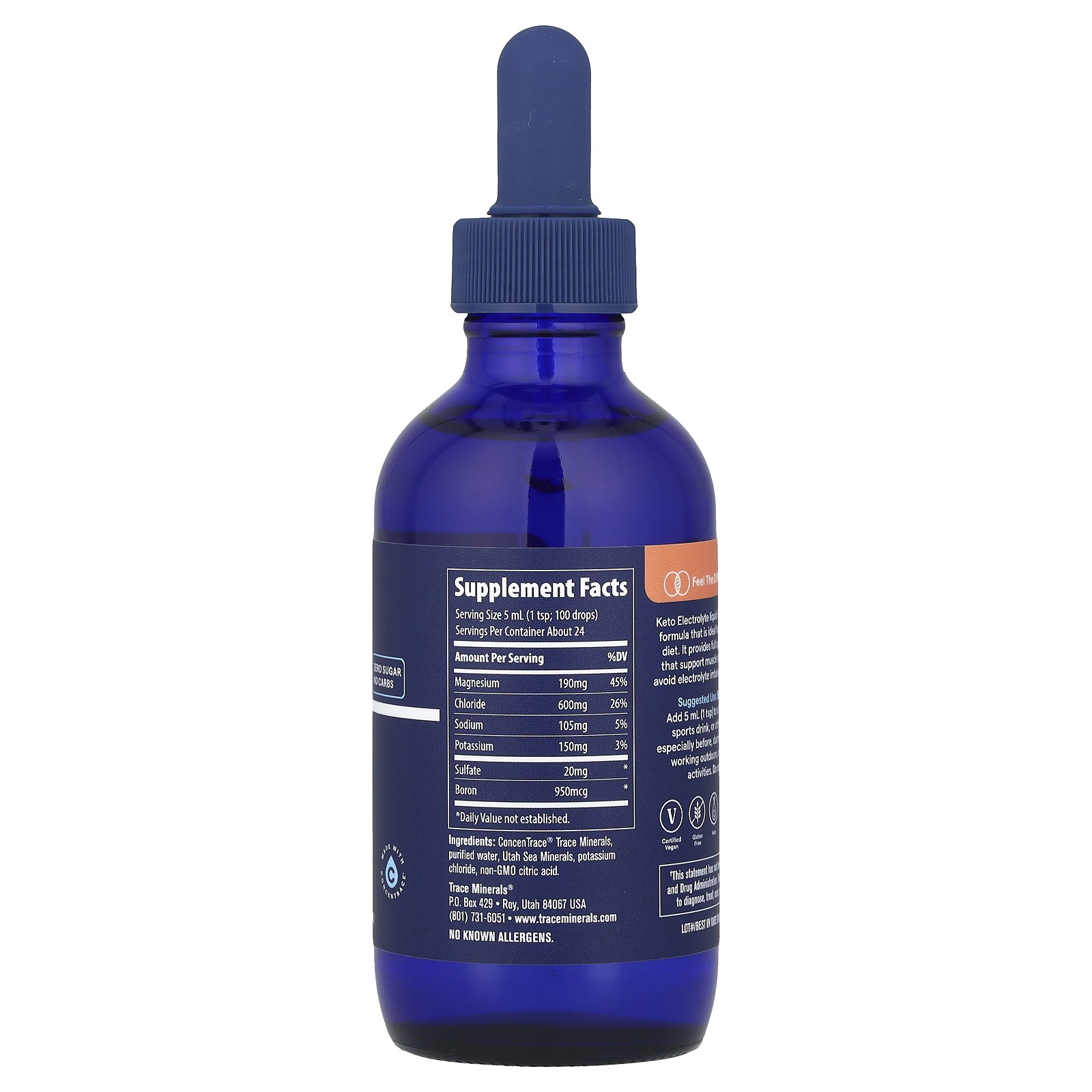 Keto Electrolyte Drops, 4 fl oz (118 ml)