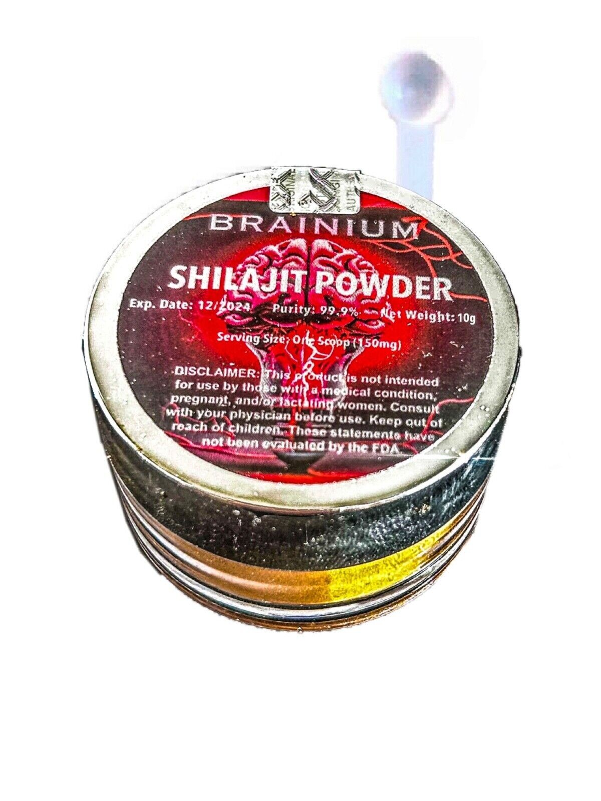 BRAINIUM – Shilajit Extract 10g – 52% Fulvic Acid – High Quality