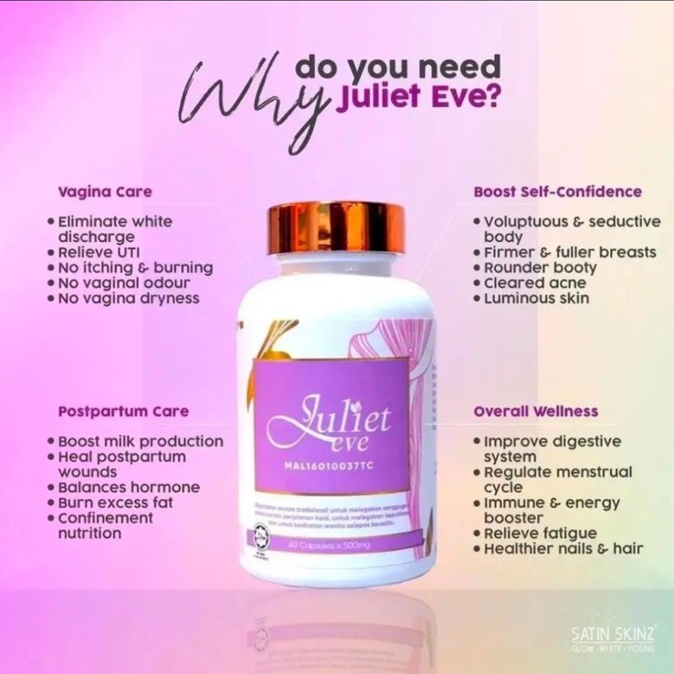 Satin Skinz Juliet EVE 60/bottle exp. 12/2028