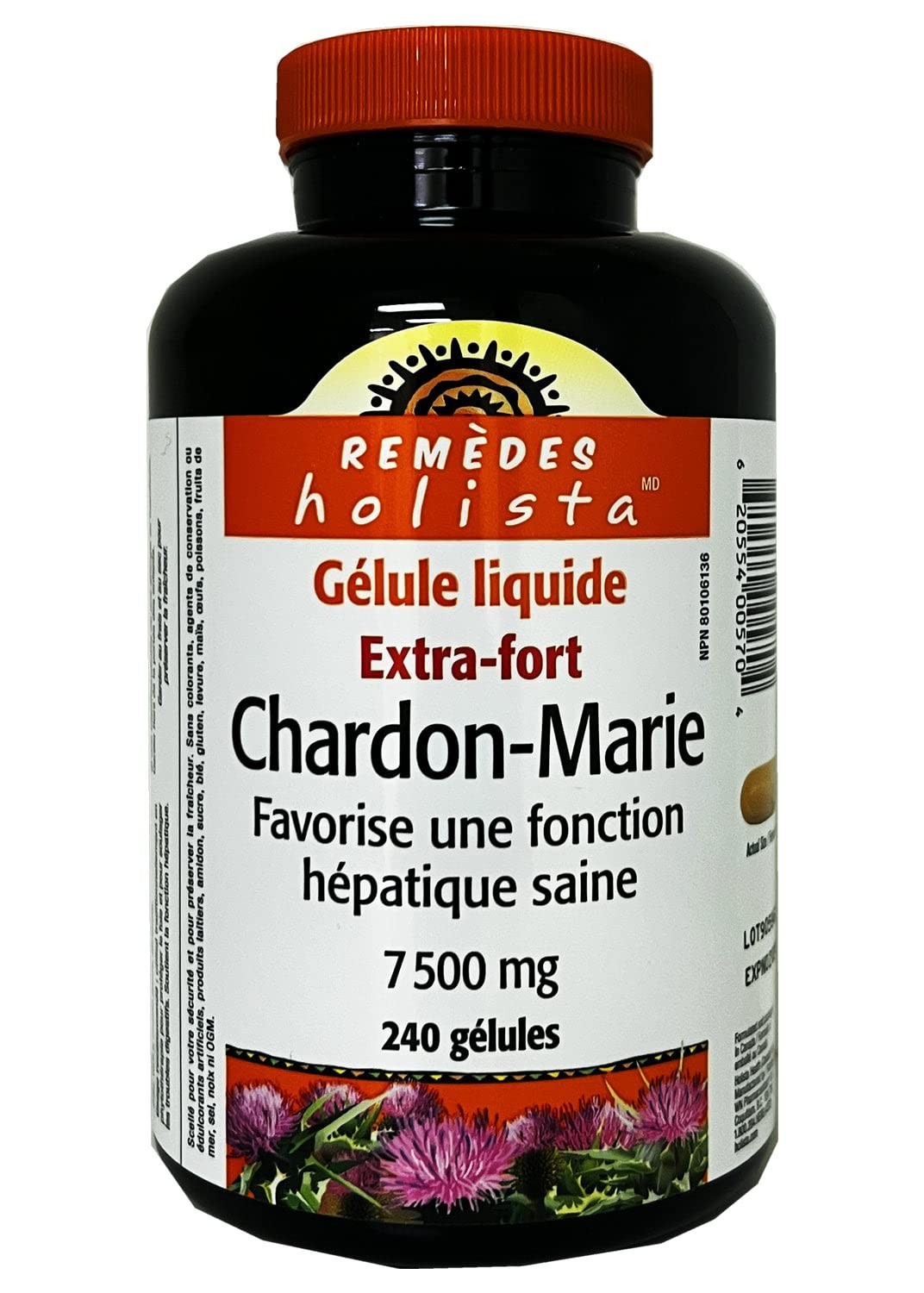 Extra Strength Milk Thistle 250mg – 240 Softgels, Liver Support & Detox Formula