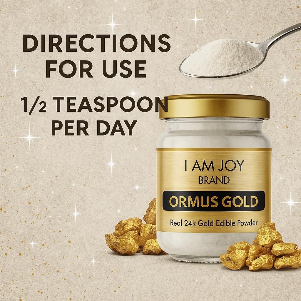 Chemical-Free 24k Ormus White Gold Powder – 22g for Holistic Health