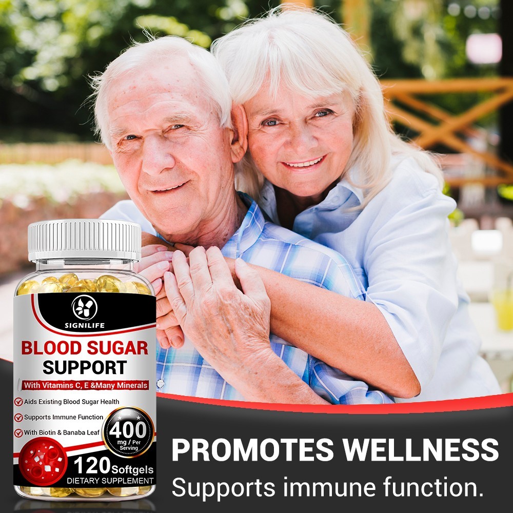 Blood Balance Capsules – Blood Sugar Support & Blood Pressure Supplement 120Pill
