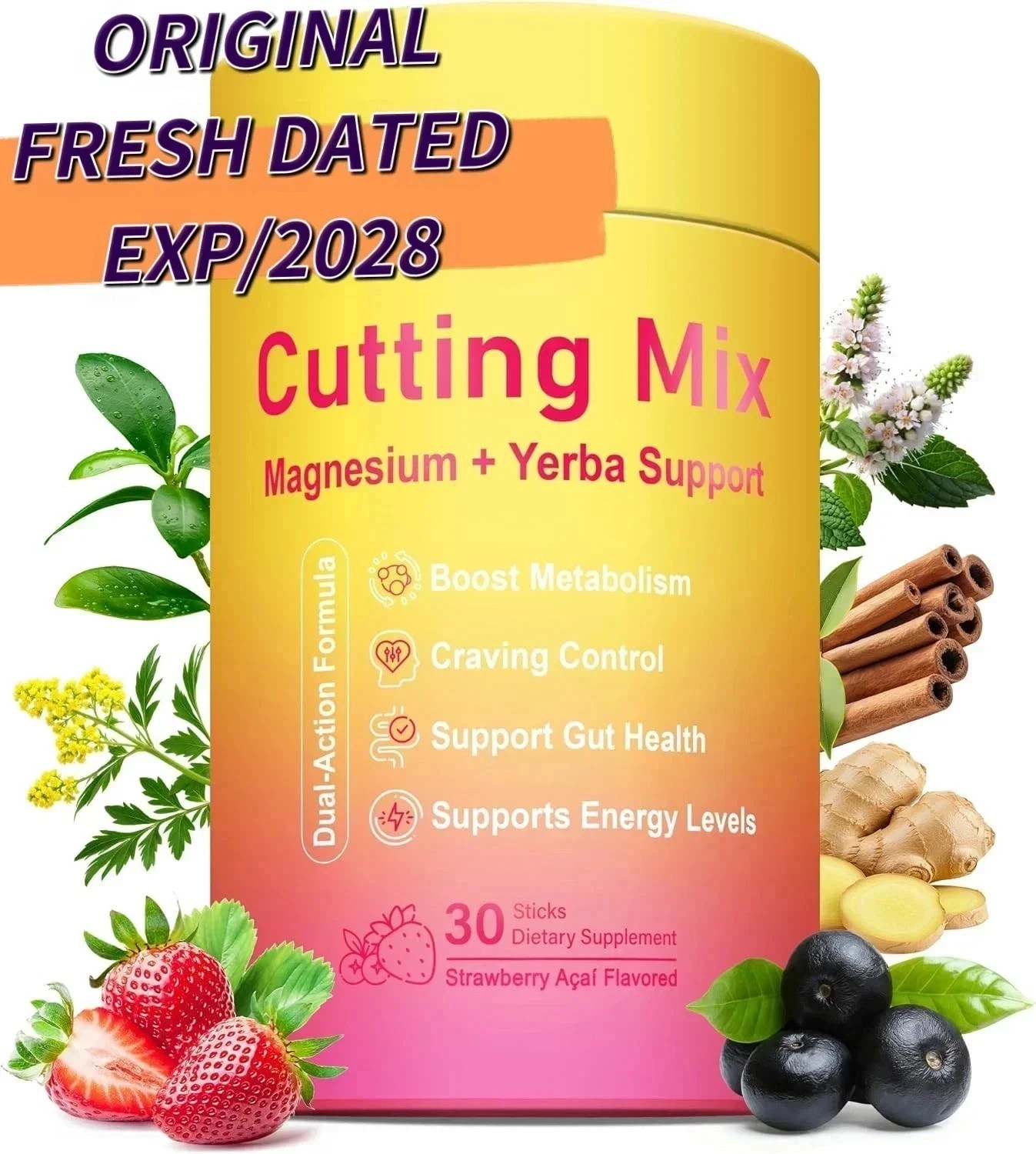 LeeFar Cutting Drink Mix – Berberine, Chromium, FOS, Yerba Mate NEW