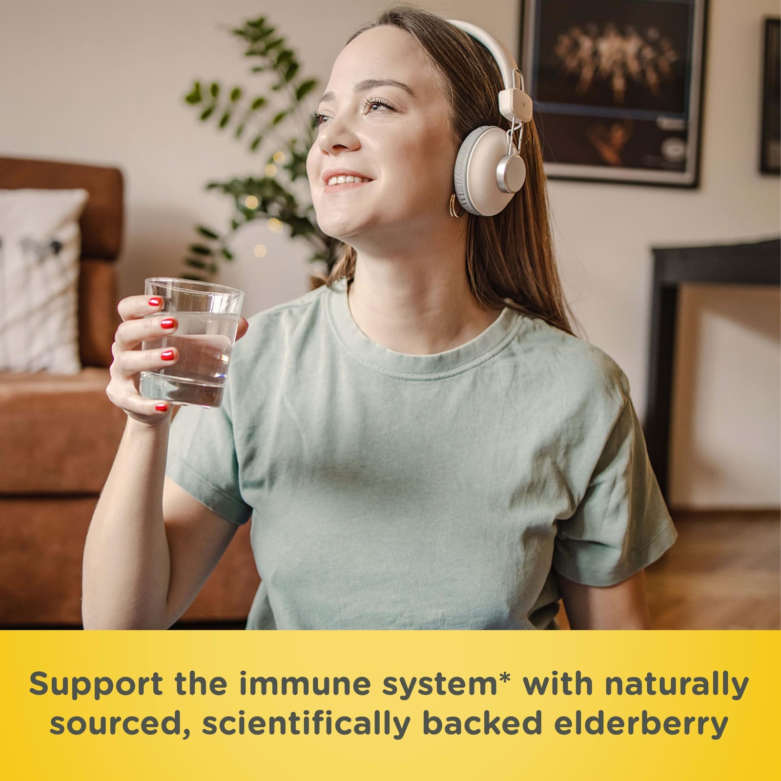 Zarbee’s Daily Immune Support* Gummies with Real Elderberry, Vitamins A, 60ct