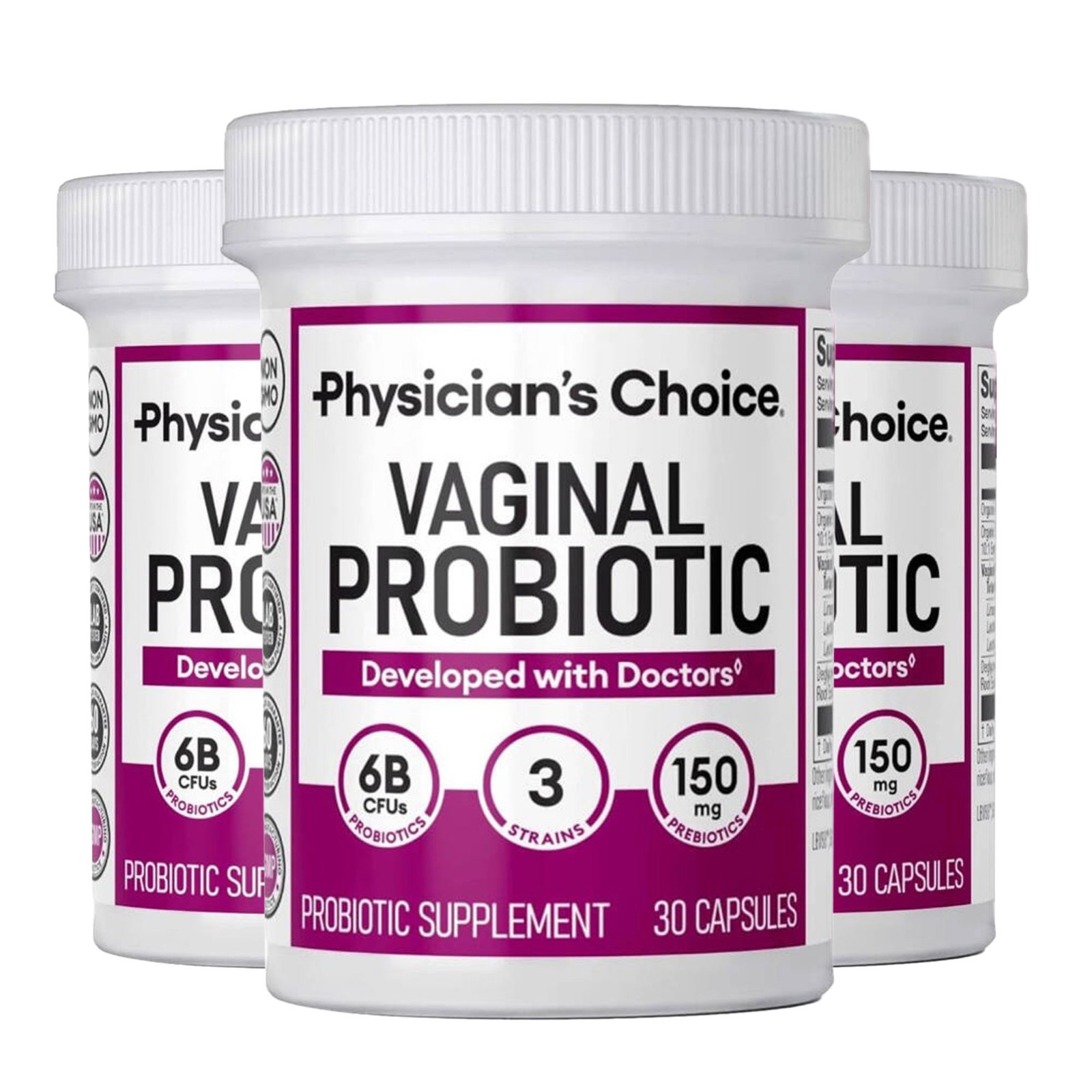 Physician’s Choice Vaginal Probiotic for Women – Vaginal Microbiome Health